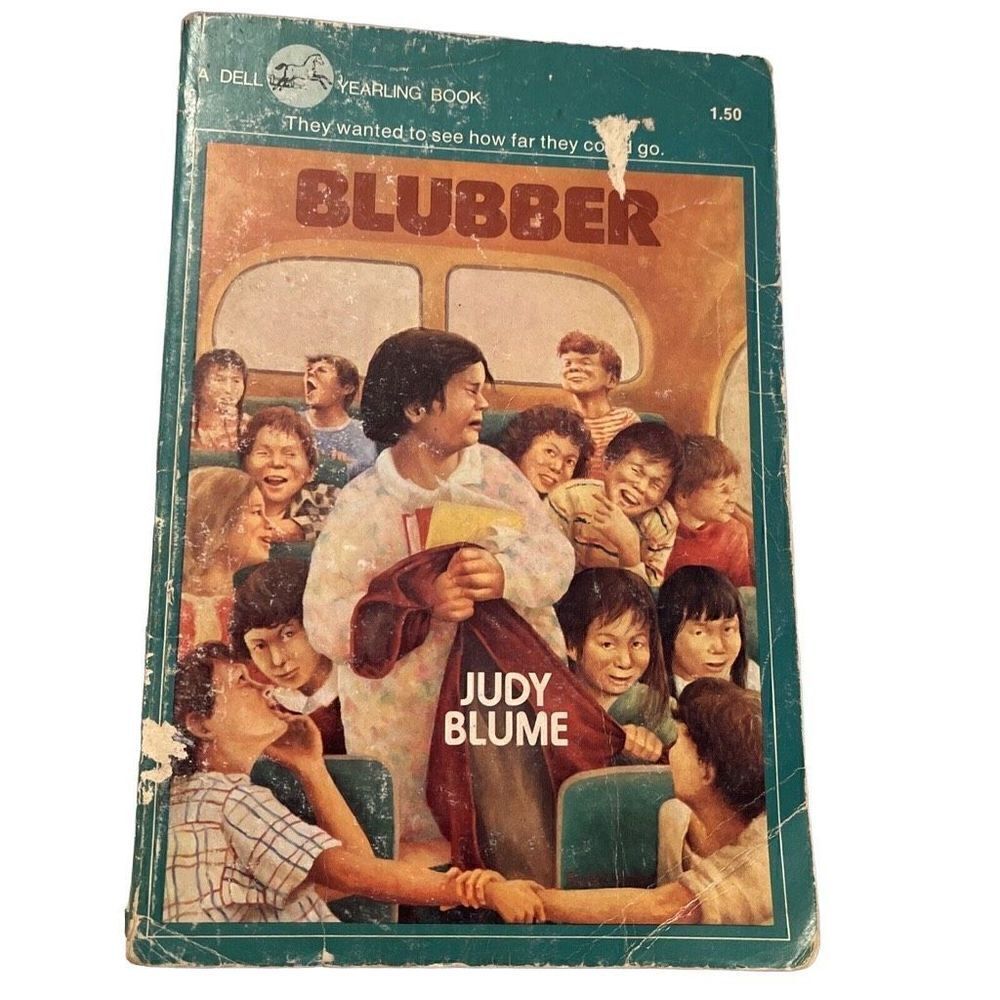 BLUBBER~Judy Blume~VINTAGE 1976 PB~Fifth Grade Bullying~RARE COVER~Mob Cruelty~